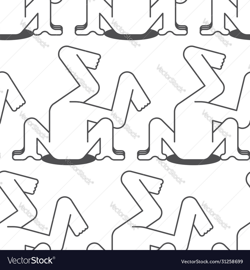 Head in sand pattern seamless hiding from Vector Image Head in sand pattern seamless hiding from