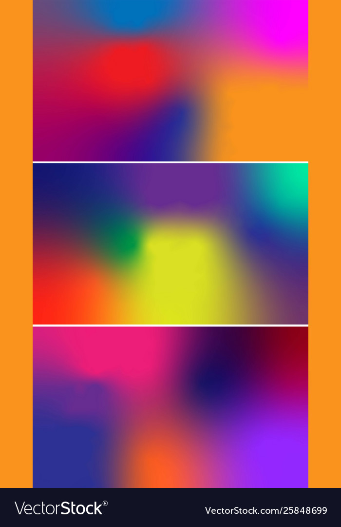 Set simple colorful gradients Vector Image Set simple colorful gradients