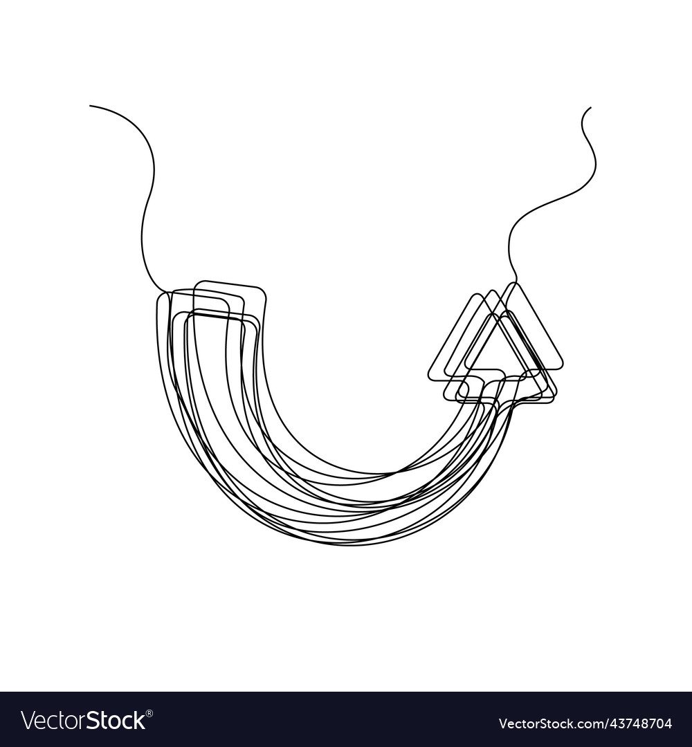 Cartoon arrow game interface element cursor vector image Cartoon arrow game interface element cursor