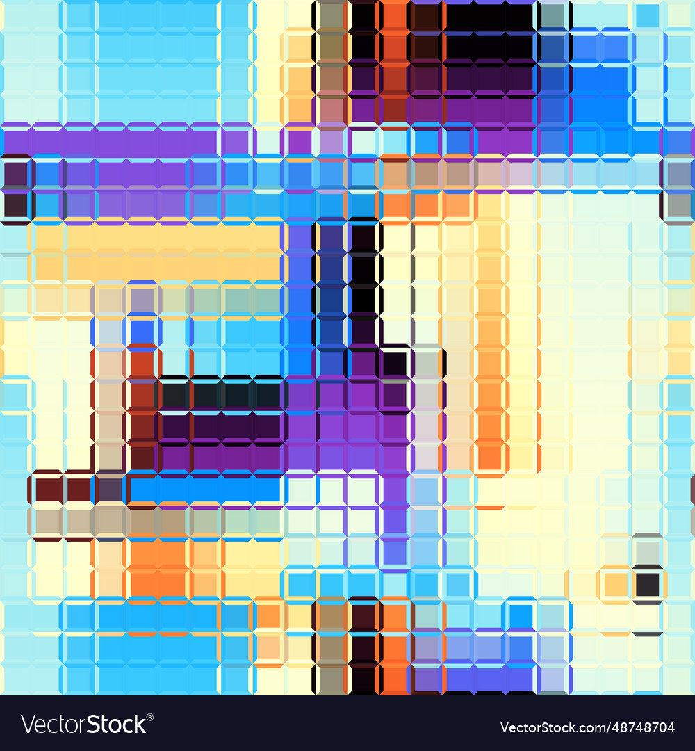 Geometric abstract pattern in low poly style vector image Geometric abstract pattern in low poly style