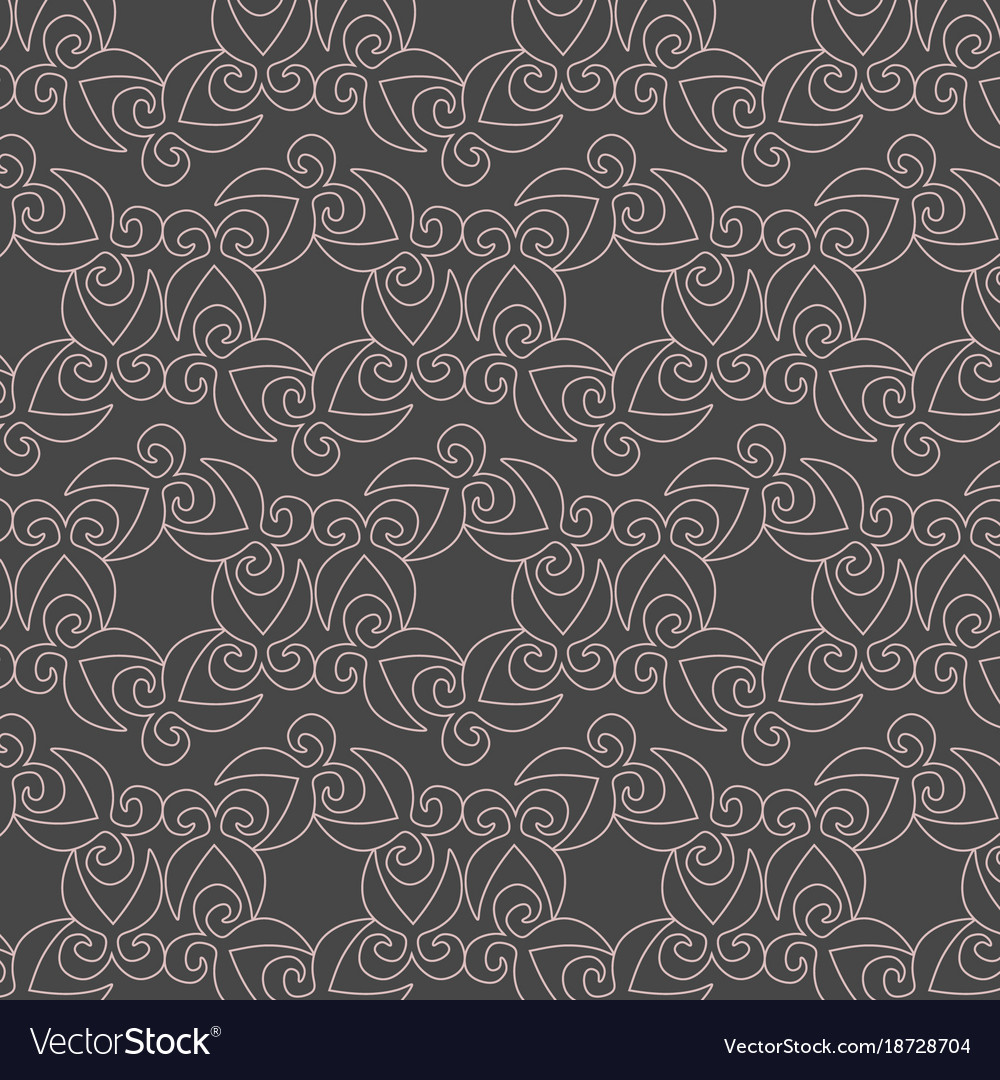 Geometric f contour pattern on gray background