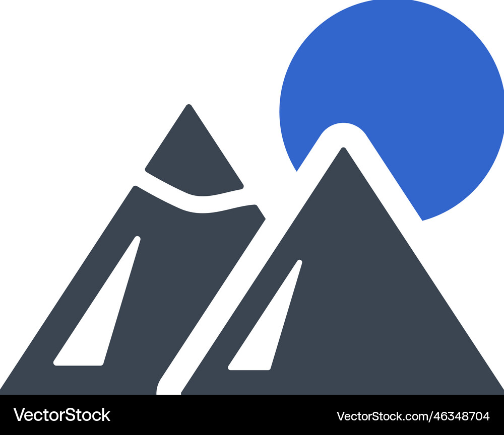 Pyramids icon Royalty Free Vector Image - VectorStock