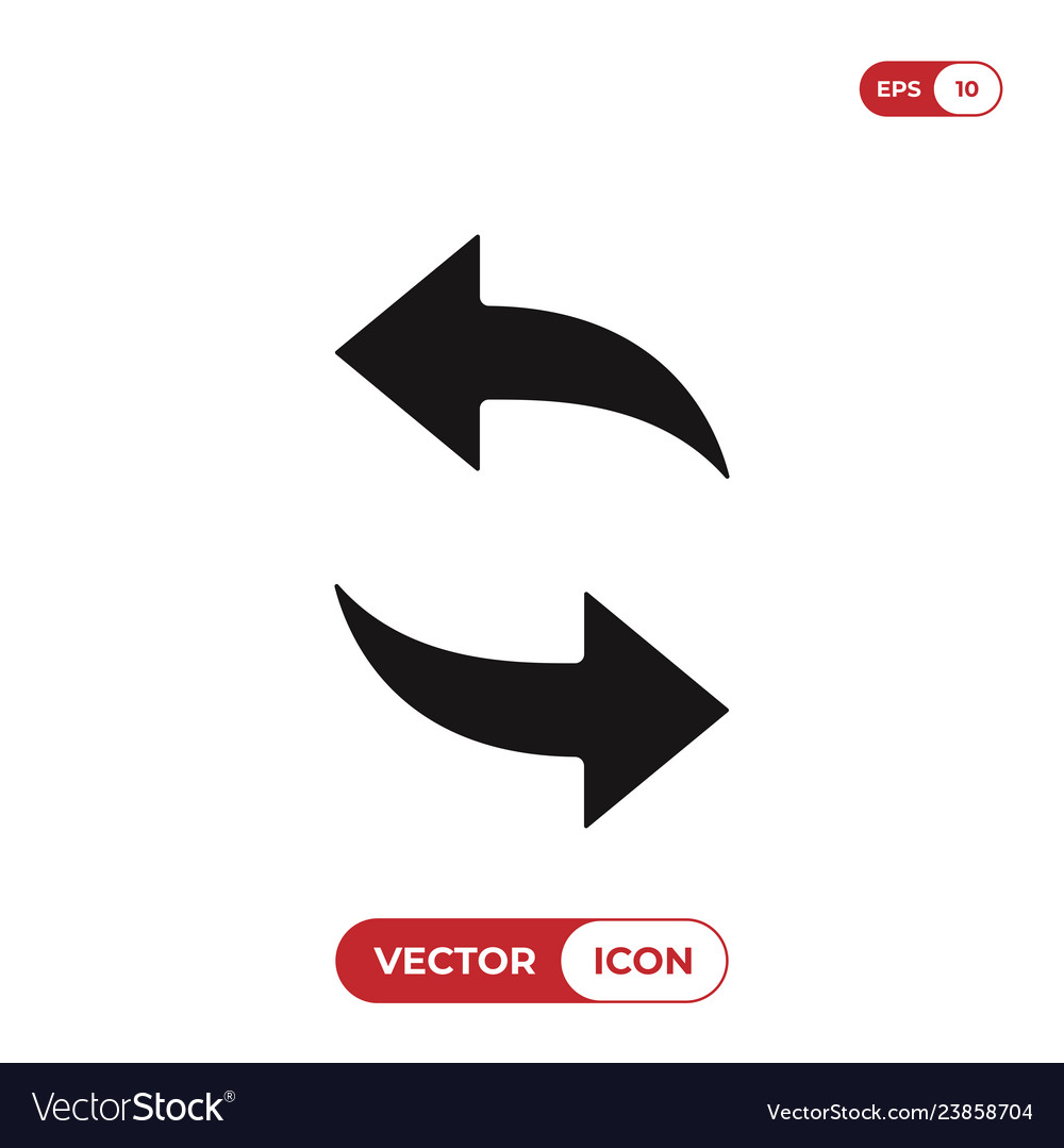 Refresh reload icon vector image Refresh reload icon