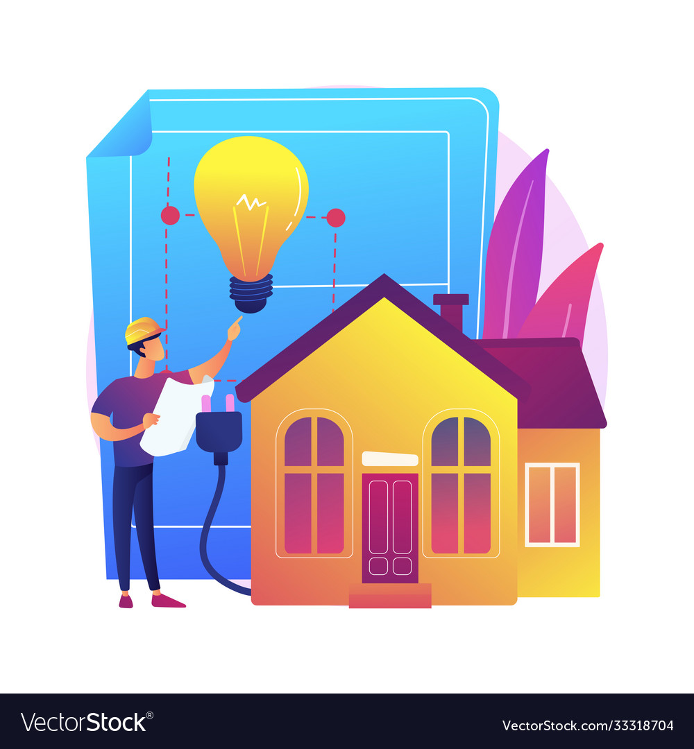 Wohnelektrik abstrakt vector image Wohnelektrik abstrakt