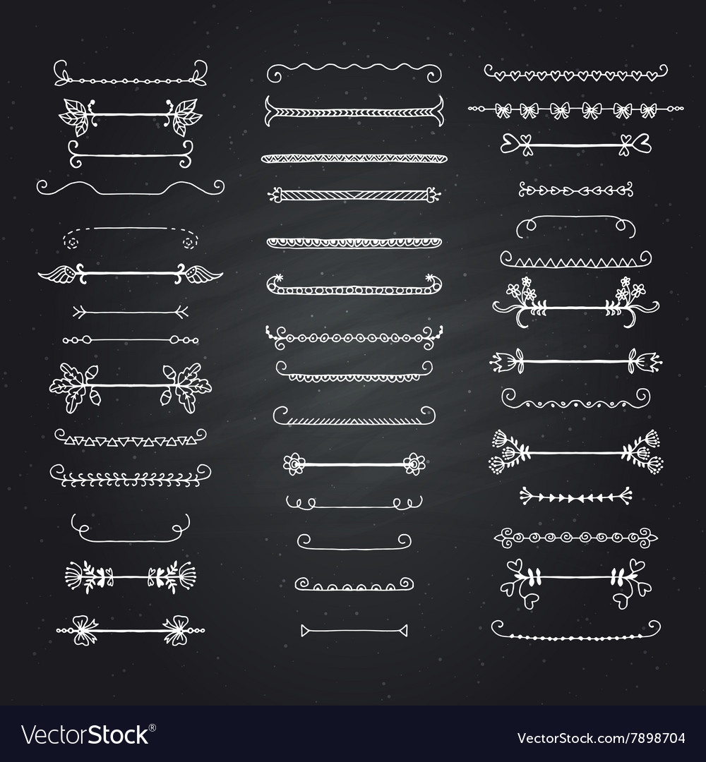 Set of graphical design elements