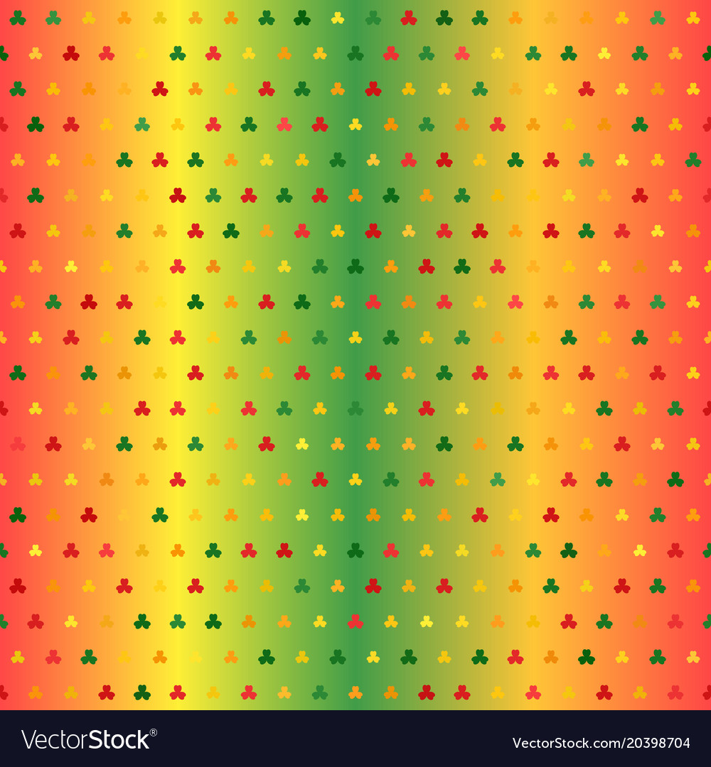 Shamrock pattern seamless background