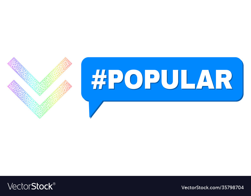 Spectral mesh gradient shift down icon and hashtag vector image Spectral mesh gradient shift down icon and hashtag