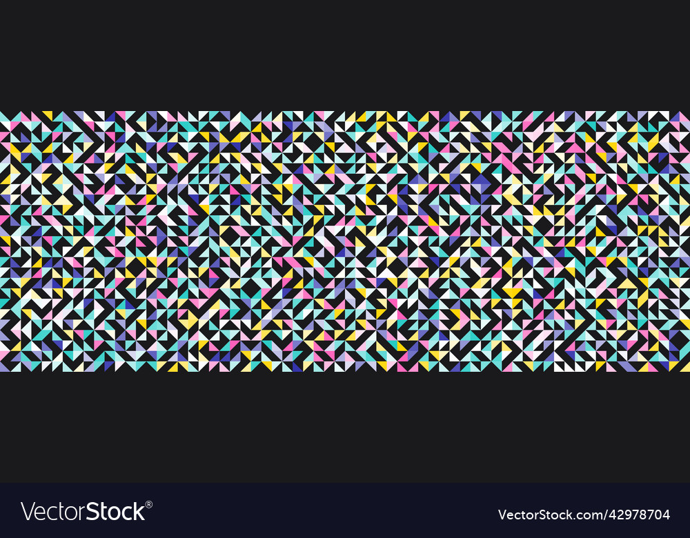 Triangles colorful pattern abstract geometric vector image Triangles colorful pattern abstract geometric