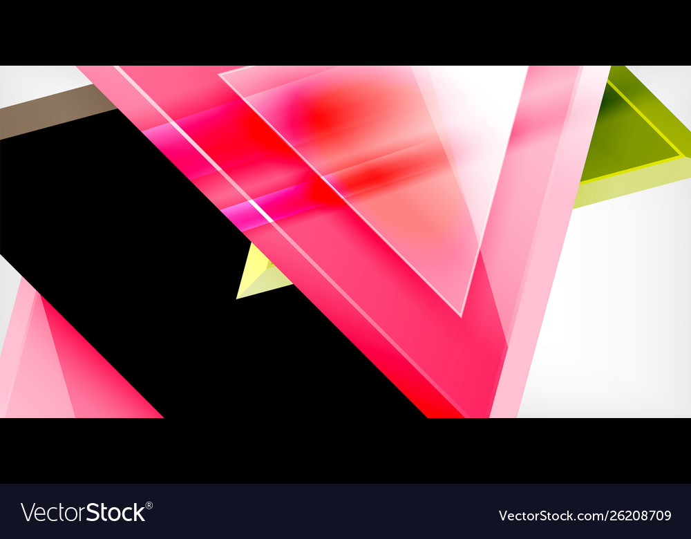 3d triangular minimal abstract background vector image 3d triangular minimal abstract background