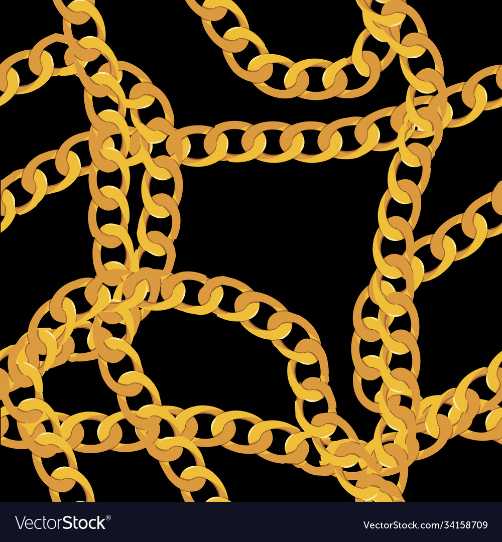 Abstract chain seamless pattern background