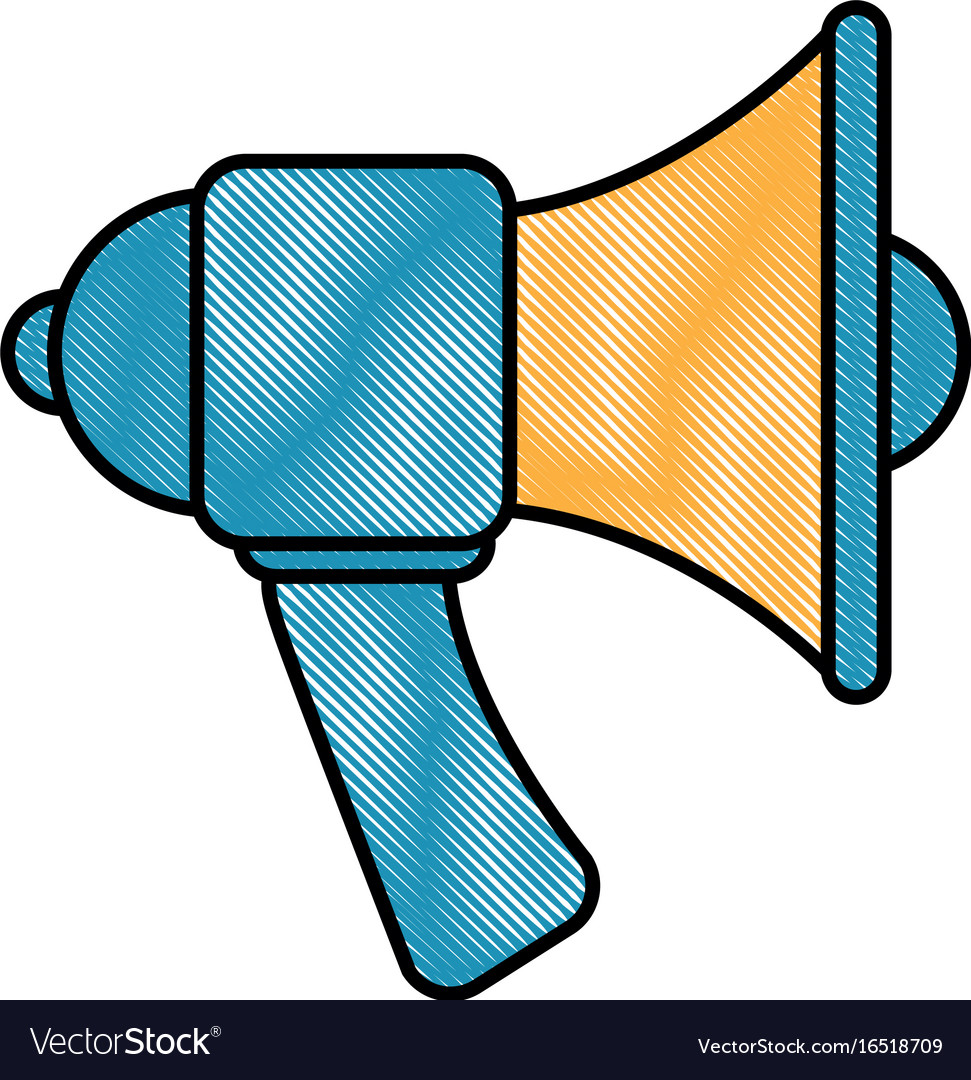 Megaphone device icon