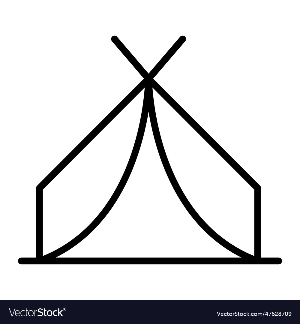 Tent icon Royalty Free Vector Image - VectorStock