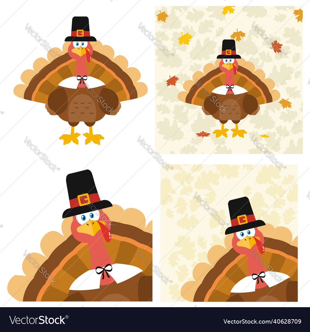 Turkey bird cartoon character collection - 6