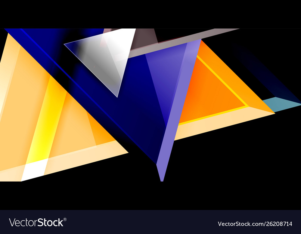 3d triangular minimal abstract background vector image 3d triangular minimal abstract background