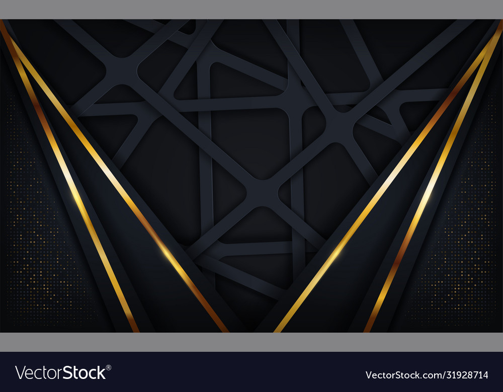 Abstract navy background with random lines shape