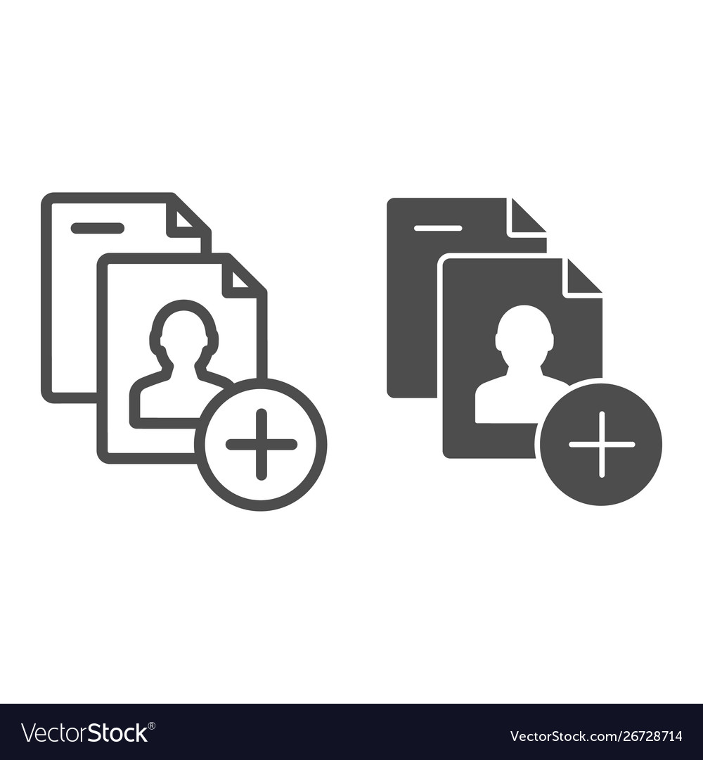 Add file line and glyph icon questionnaire list