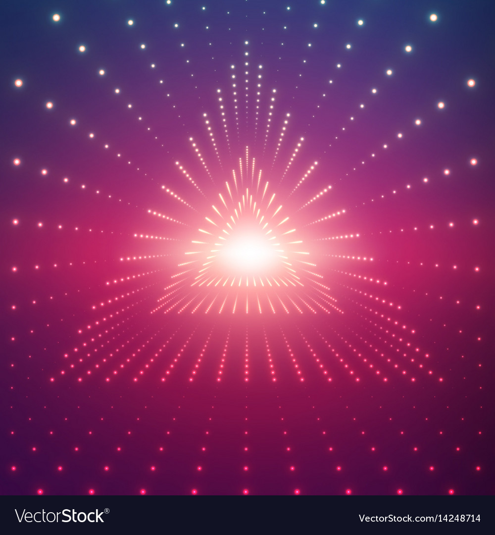 Infinite triangular tunnel