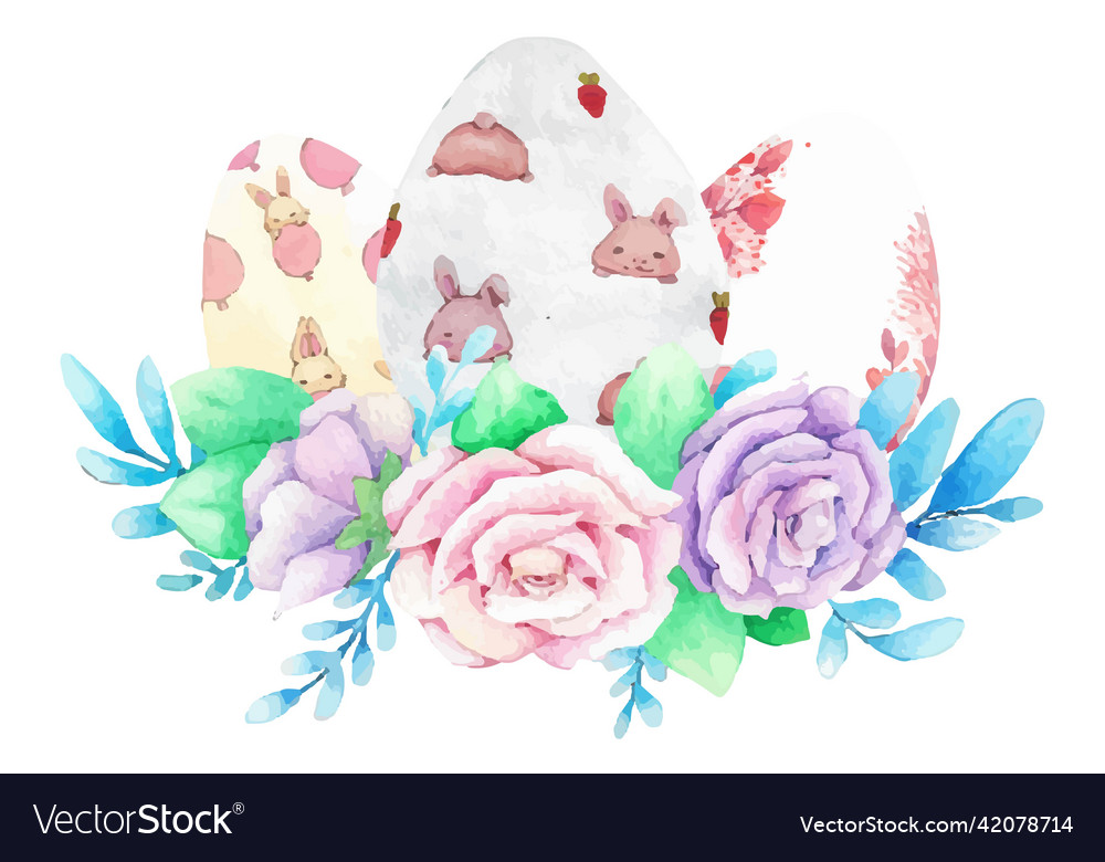 Aquarell Osterfeier