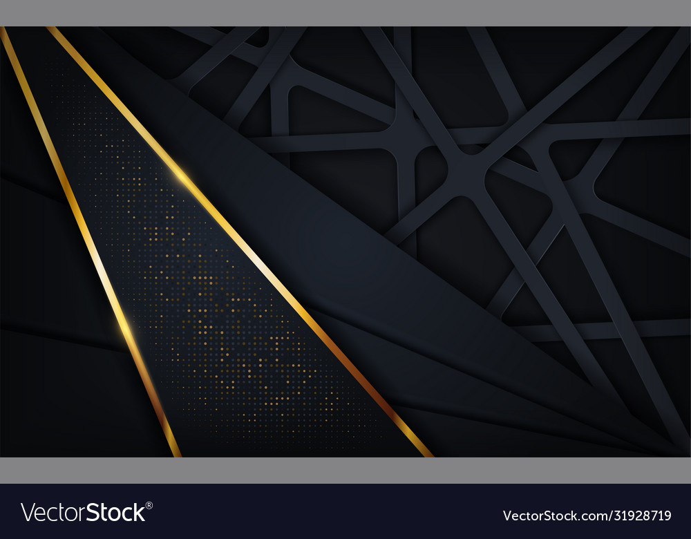 Abstract navy background with random lines shape