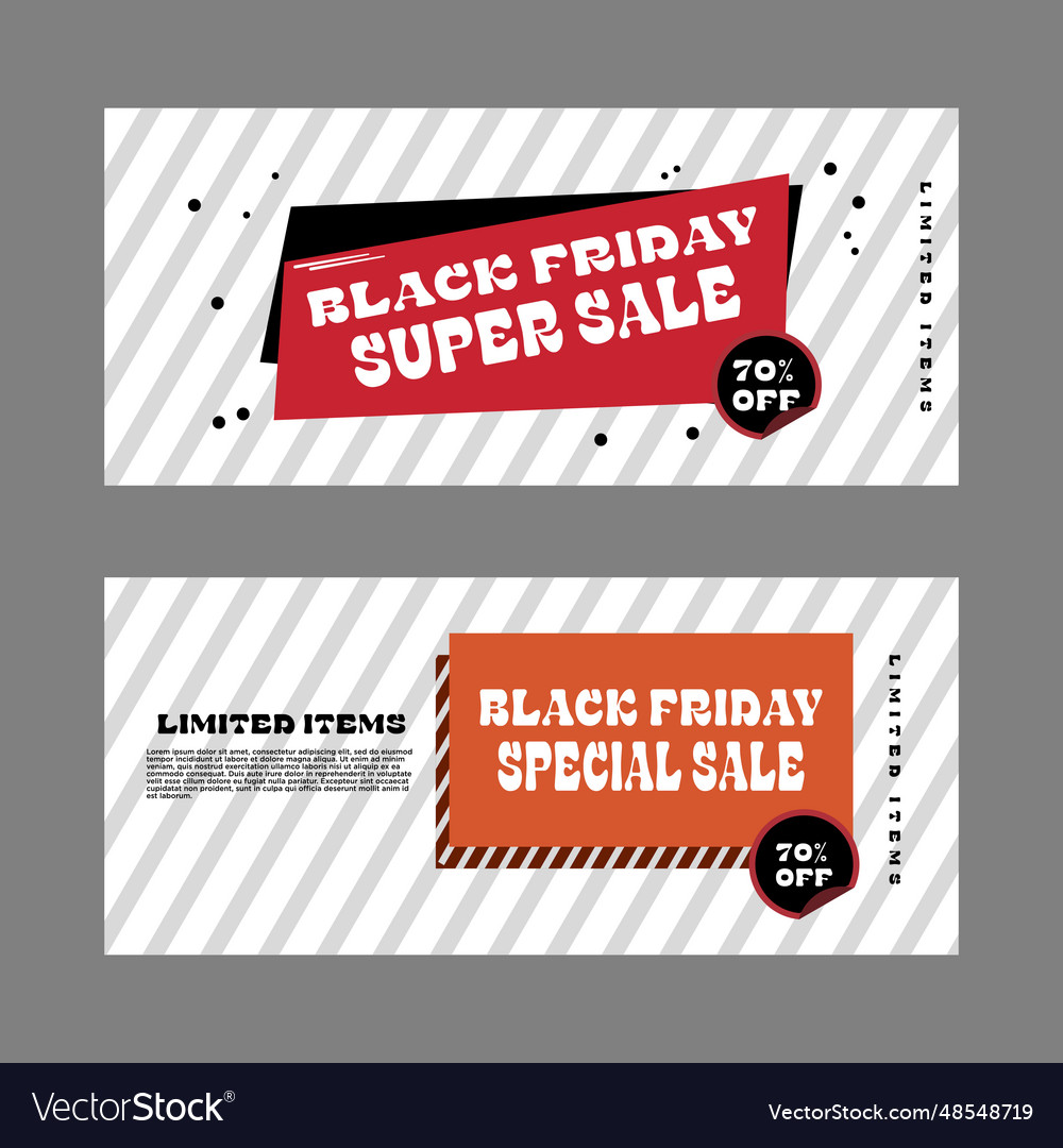 Black friday super sale hand drawn banner