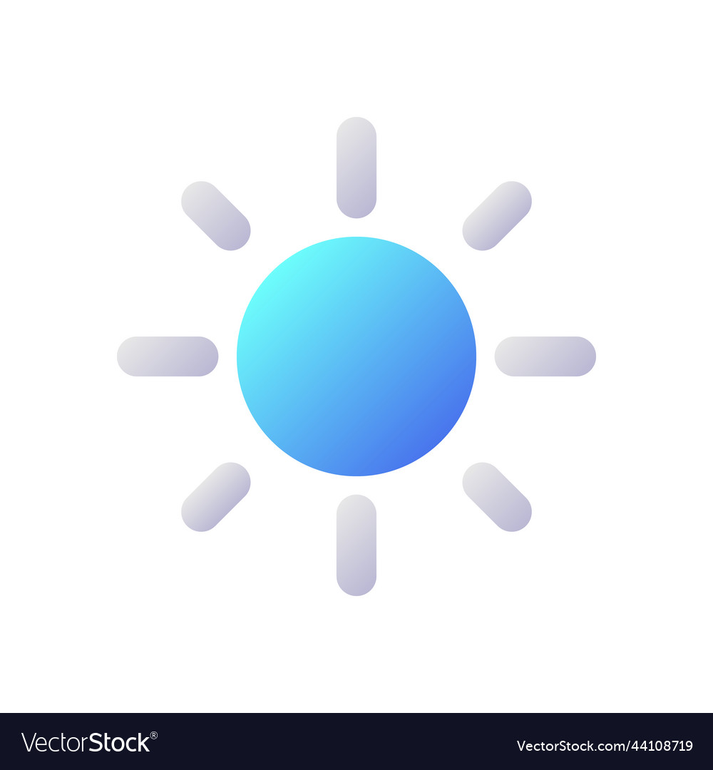 Brightness pixel perfect flat gradient two-color vector image Brightness pixel perfect flat gradient two-color