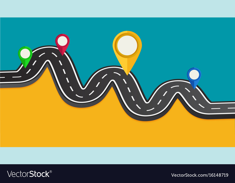 Design template with pin pointer and place