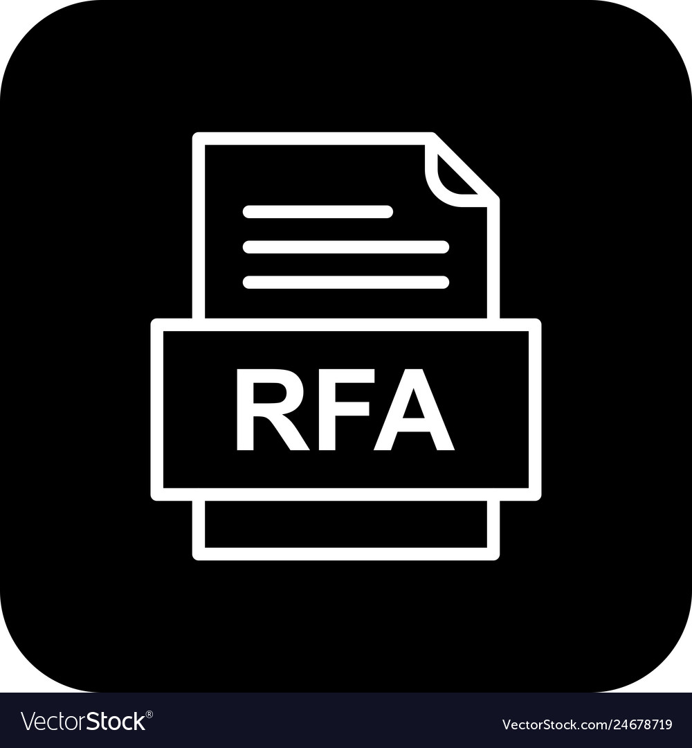 Rfa file document icon