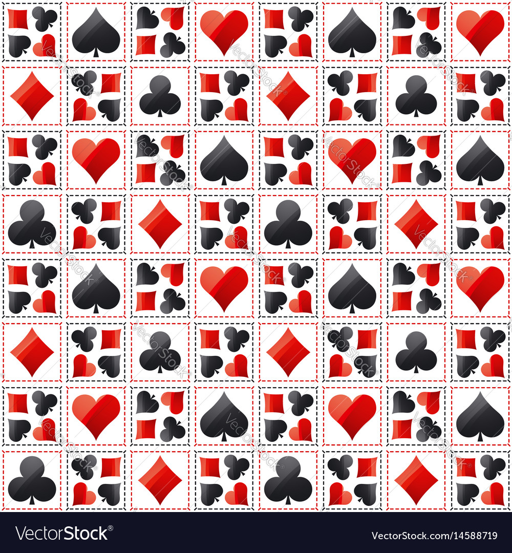 Seamless casino gambling poker background