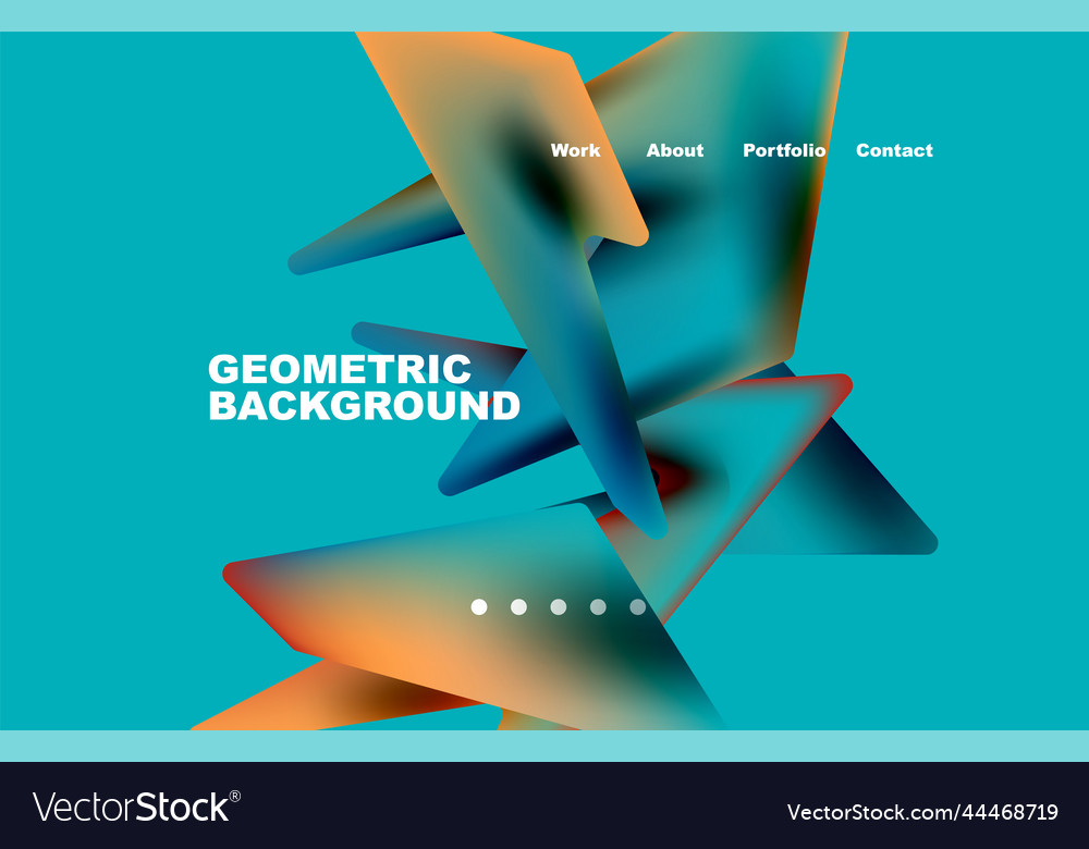 Shards shape composition abstract background web vector image Shards shape composition abstract background web
