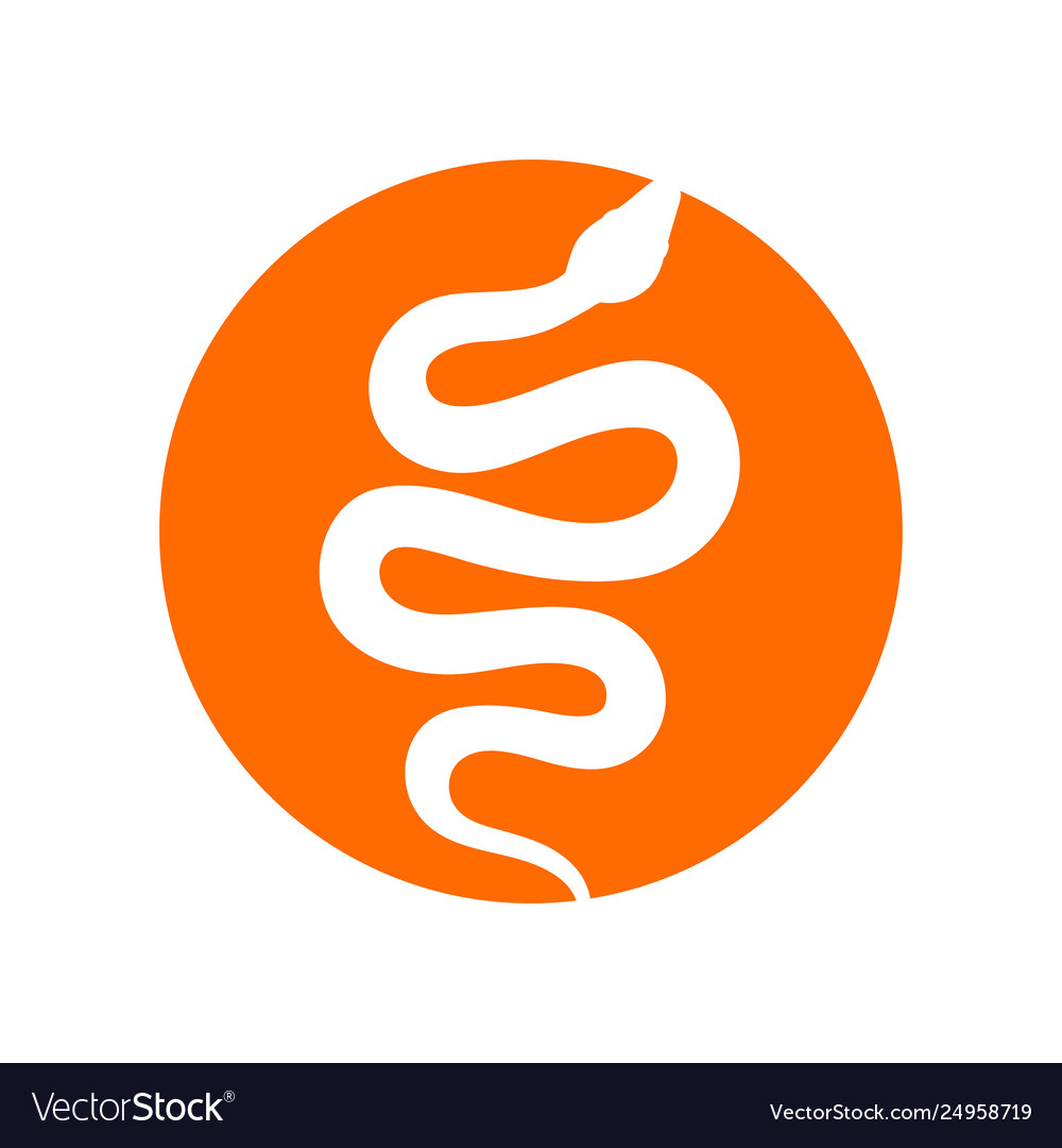 Sign silhouette snake isolated symbol icon