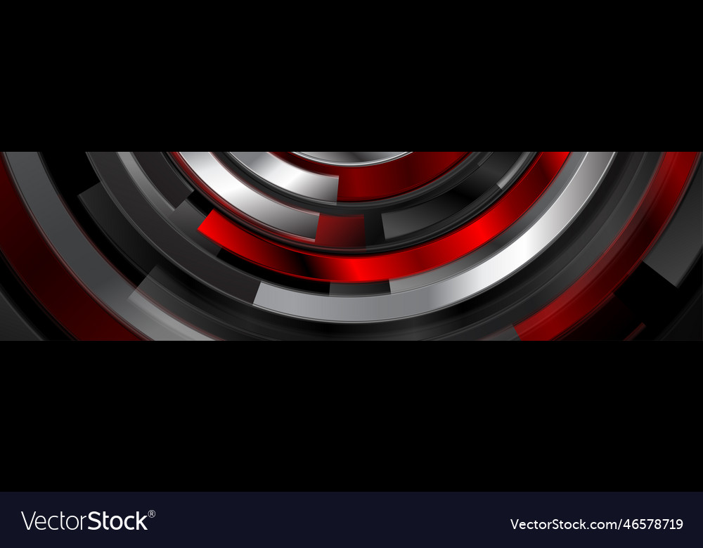 Technology abstract background with metallic red