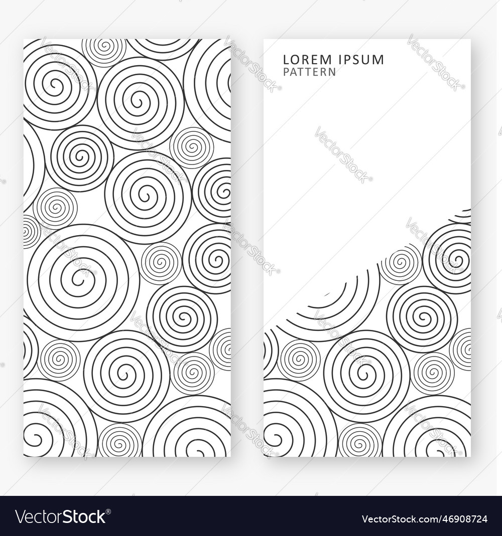 Abstract spiral seamless pattern background Vector Image Abstract spiral seamless pattern background