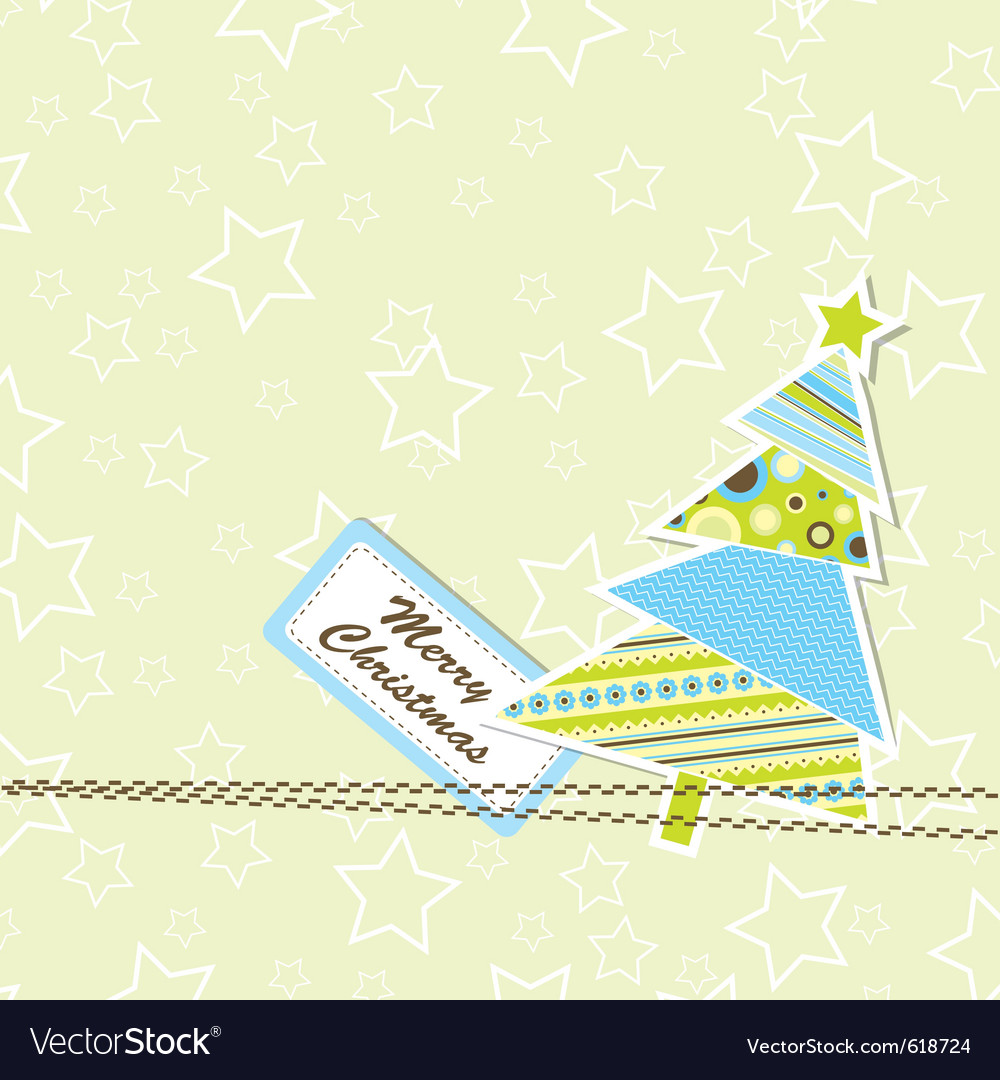 Christmas Tree Pattern Background