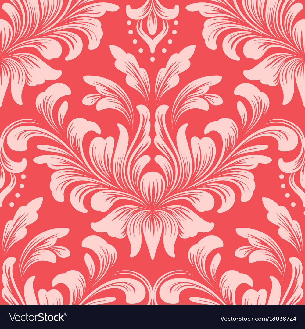 Damask seamless pattern element classical