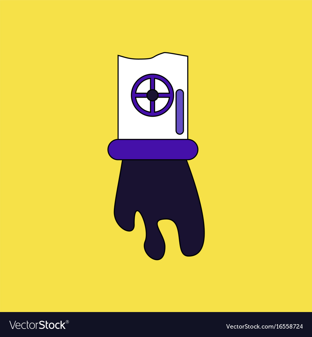 Flat icon design collection pipe and flow