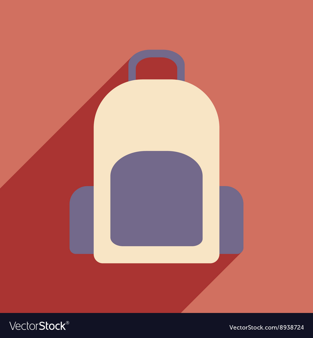 Flat with shadow icon and mobile application