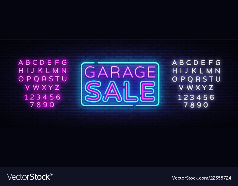 Garage sale discount concept Royalty Free Vector Image