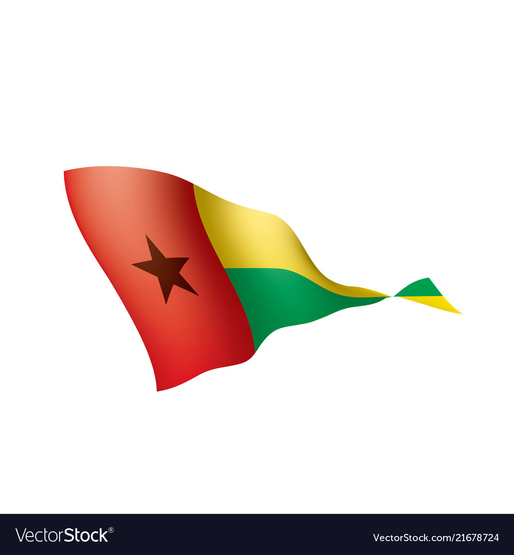 Guinea bissau flag Royalty Free Vector Image - VectorStock