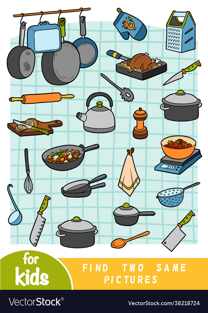 Kitchen Objects Matching Game