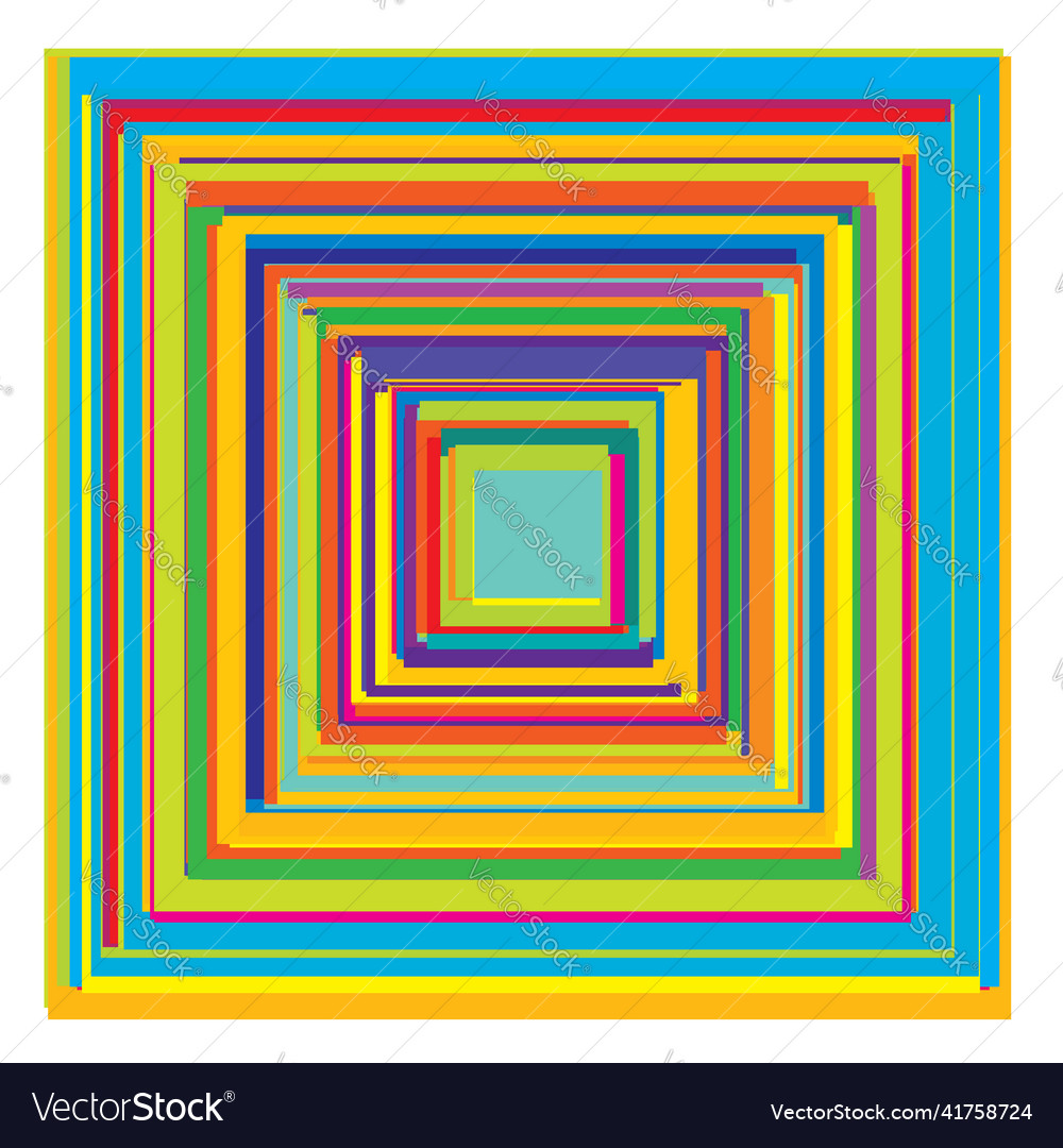 Overlapping random squares abstract colorful Vector Image Overlapping random squares abstract colorful