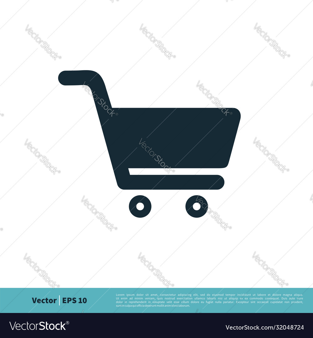 Trolley cart icon logo template design eps 10