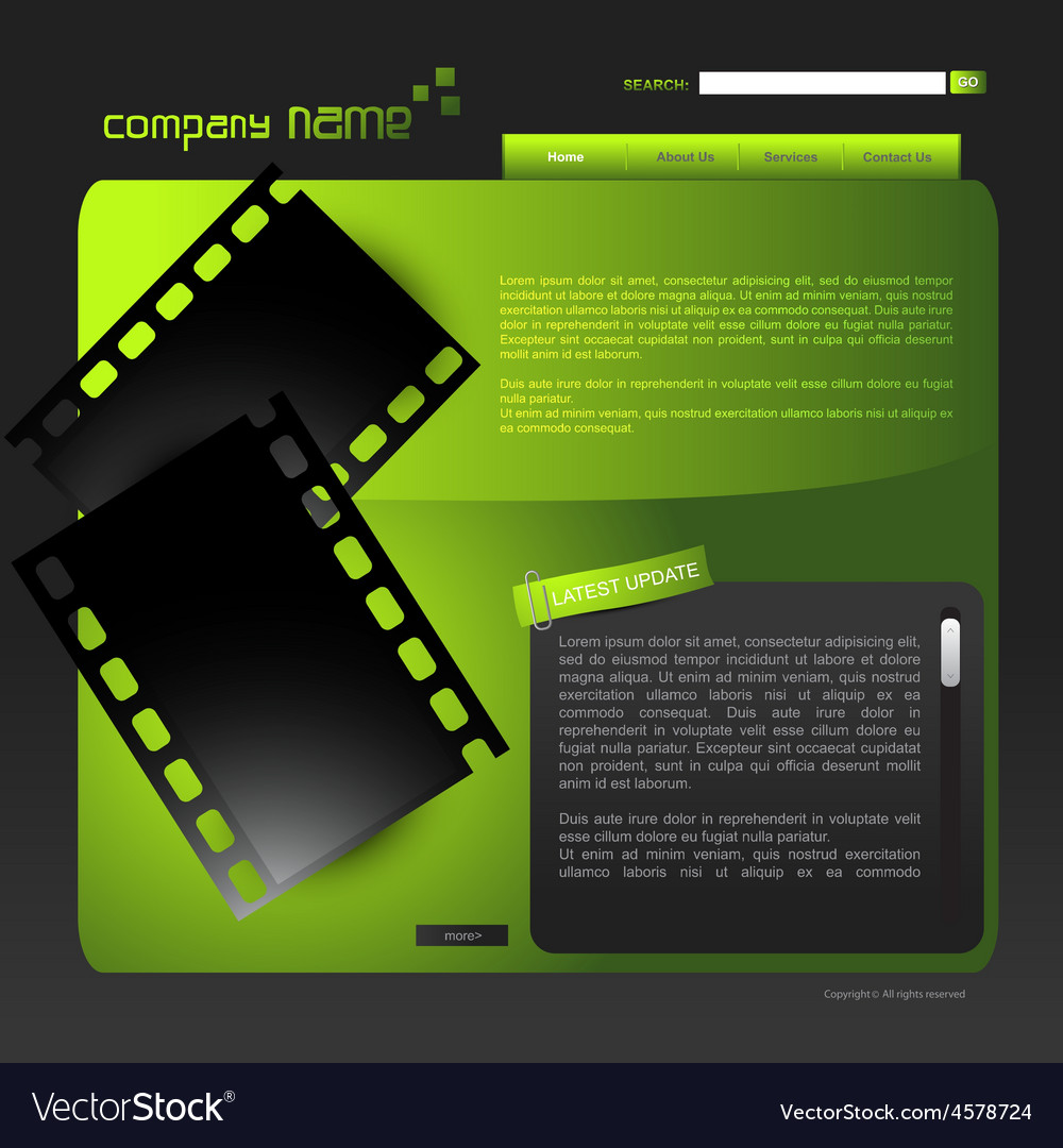 Web template
