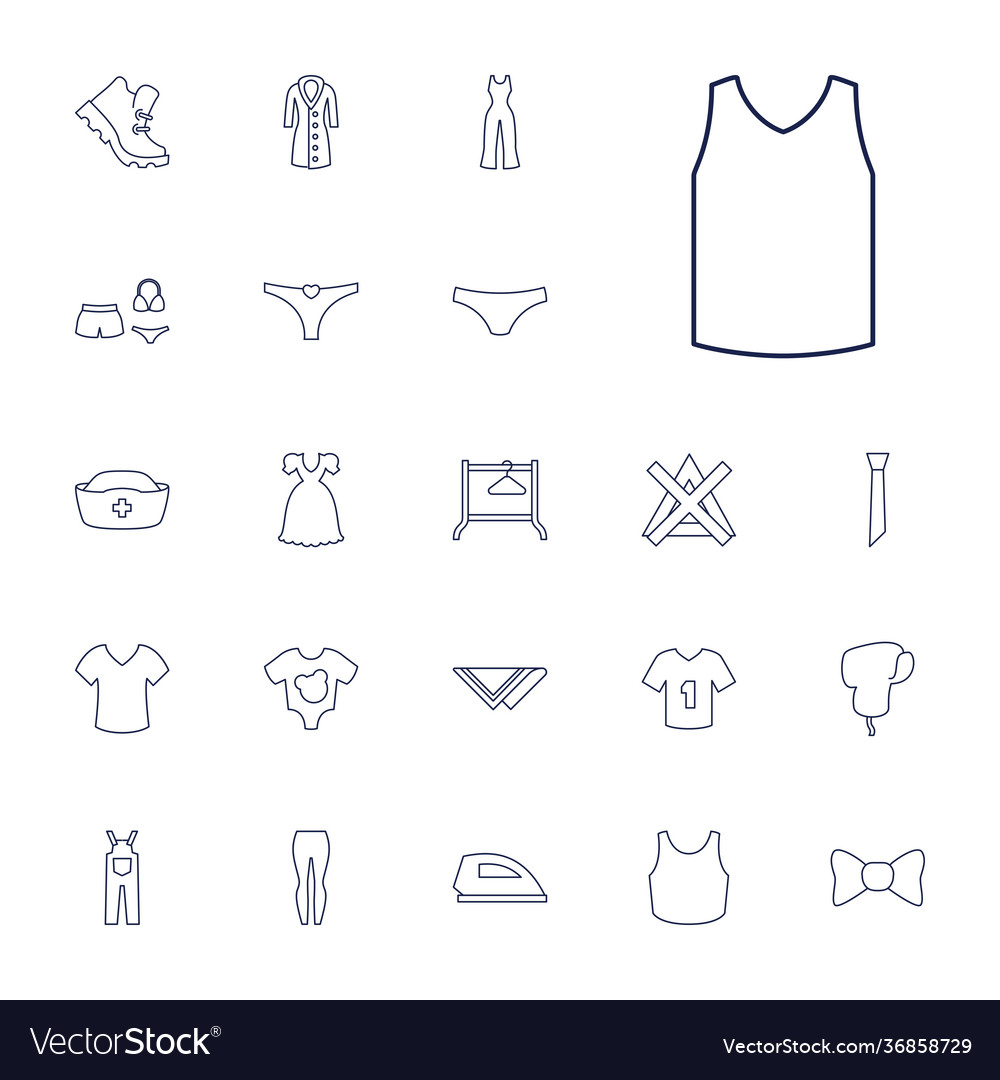 22 clothing icons