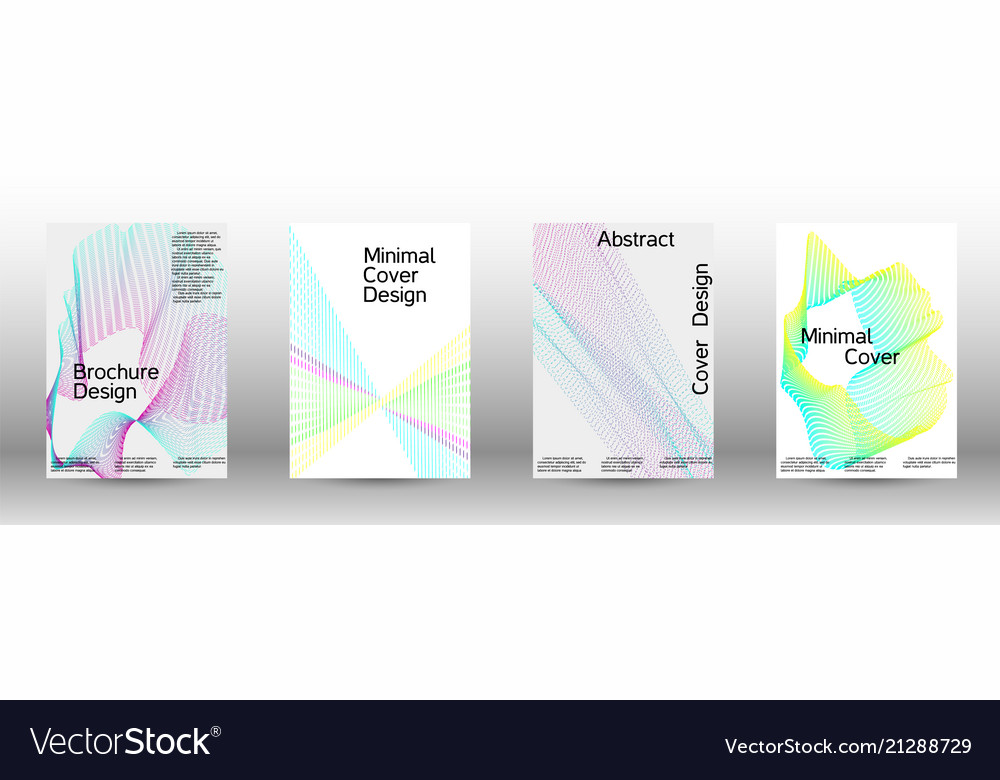 A set of creative sound backgrounds with linear Vector Image A set of creative sound backgrounds with linear