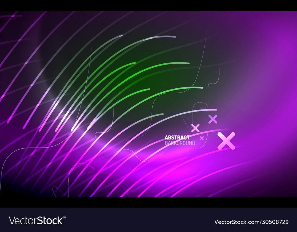 Abstract background - neon line design