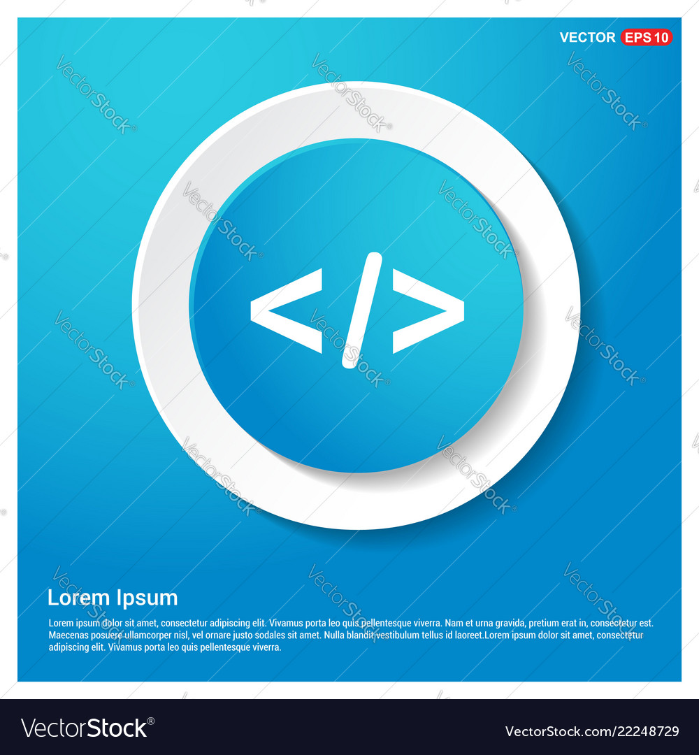 Code icon vector image Code icon