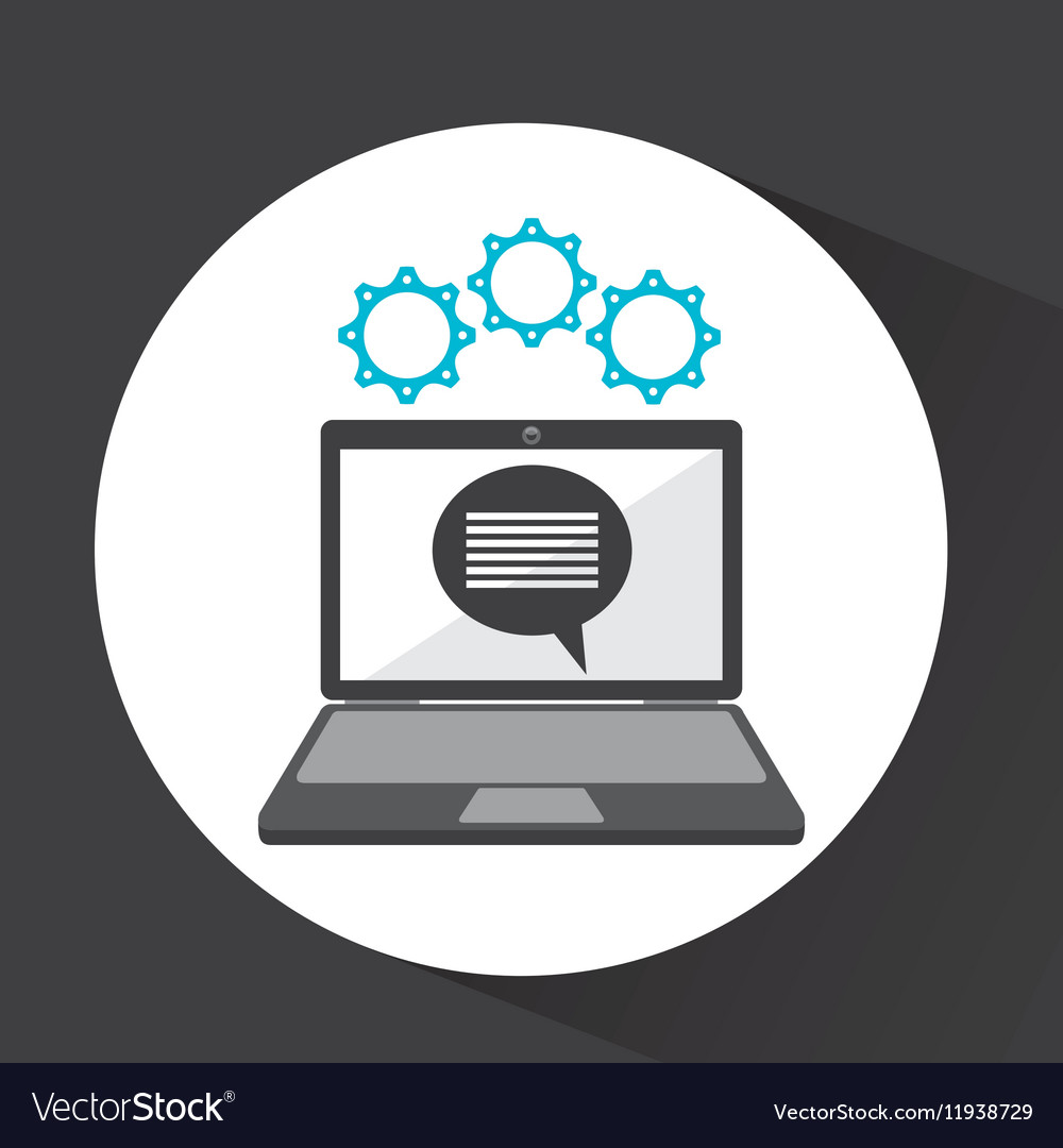 Computer security message social network concept