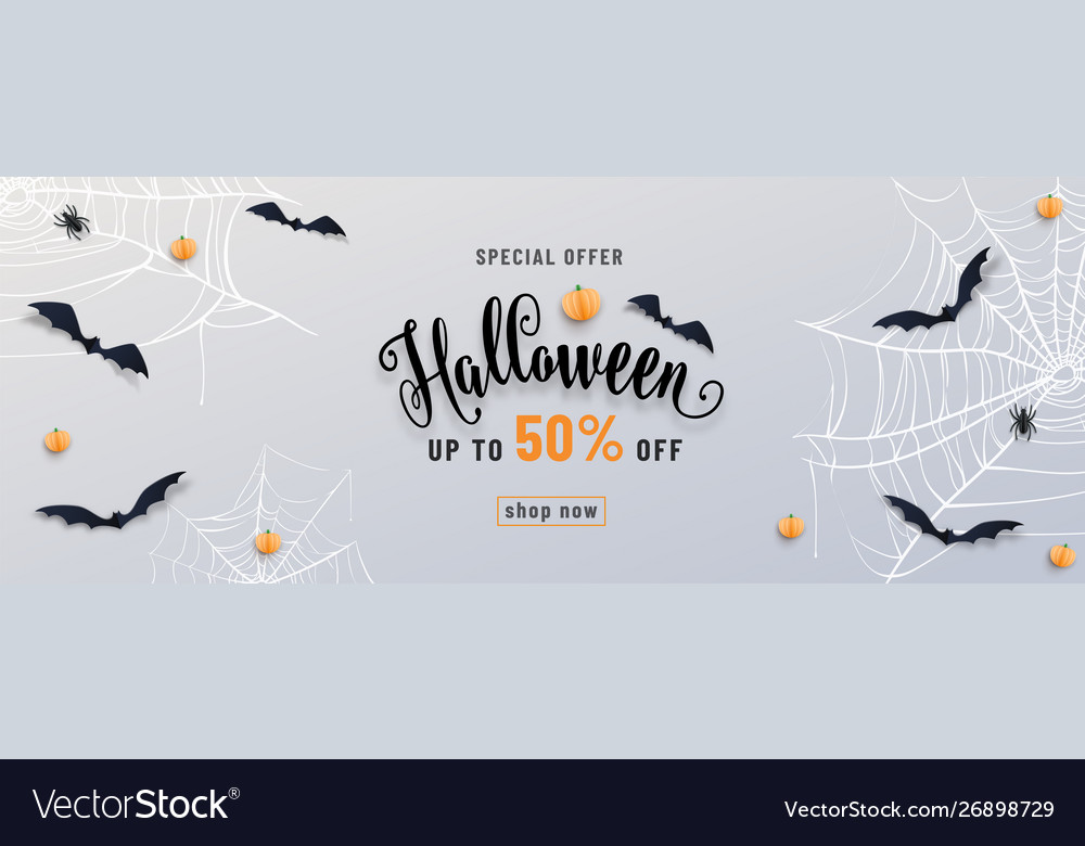 Halloween Party Sale Banner