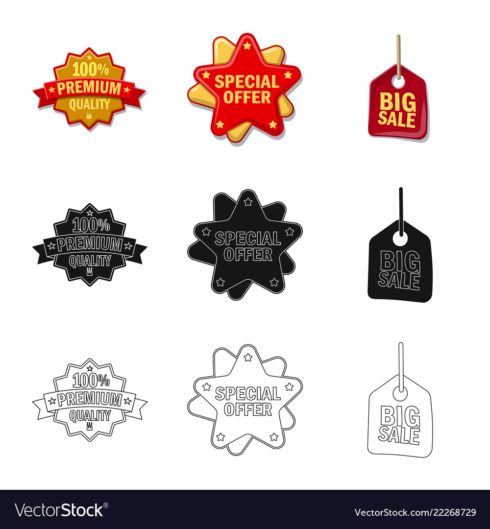 Isolated object of emblem and badge icon