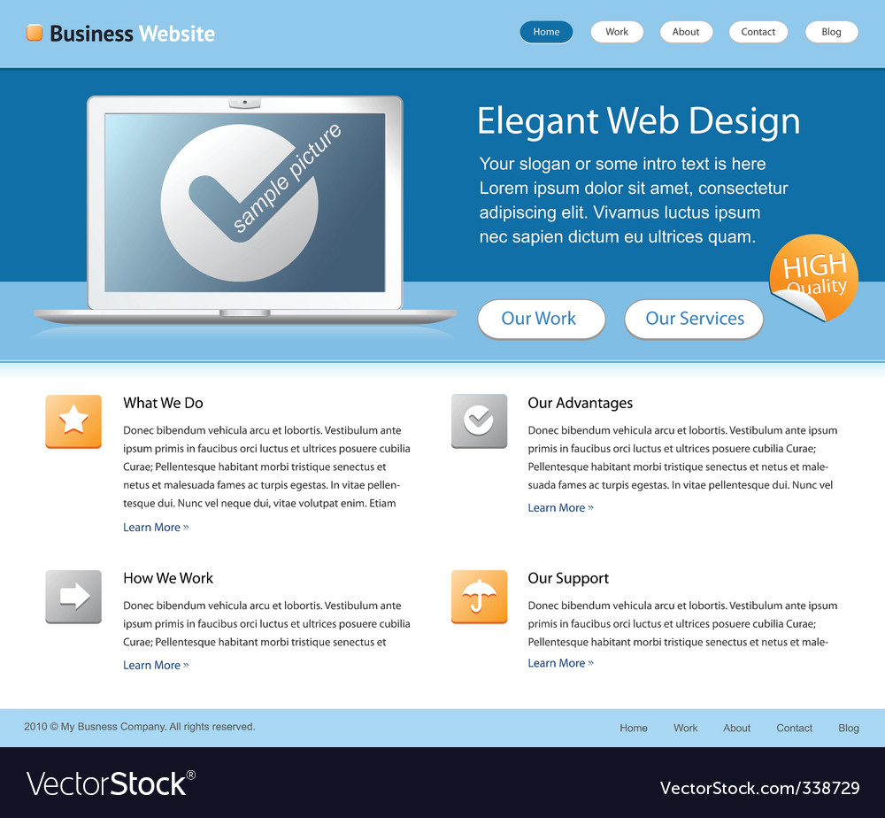 Web template